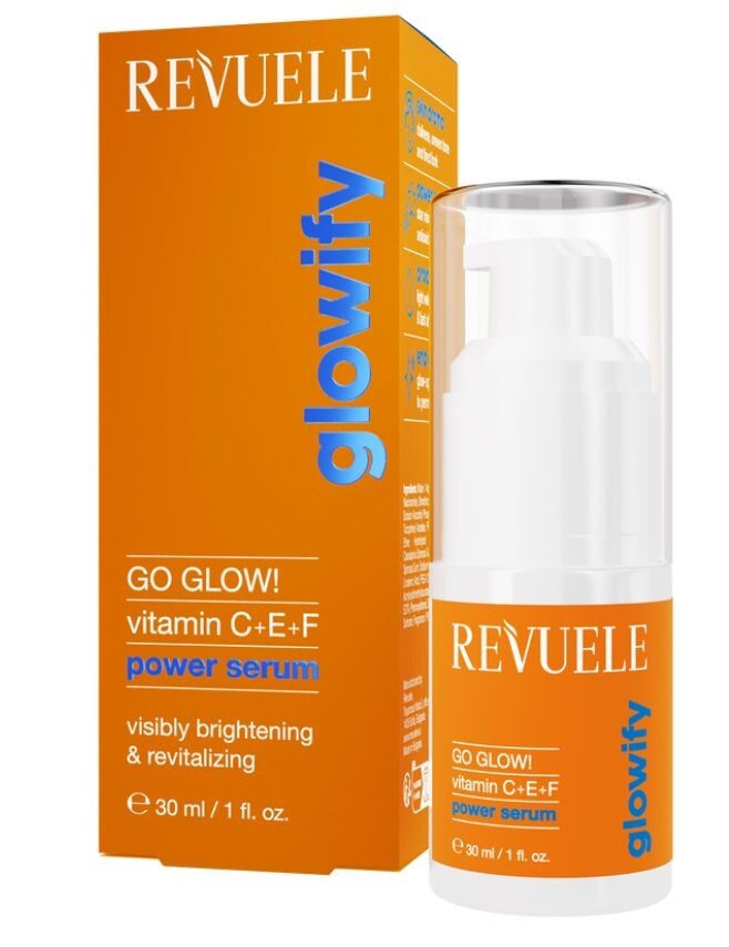 Revuele Glowify Vitamin Face Serum with Vitamin C+E+F, 30 ml