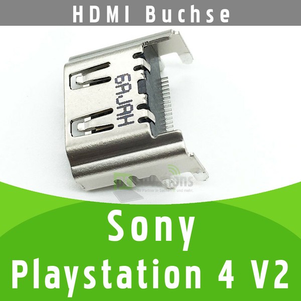 ✅ Playstation 4 V2 Hdmi Buchse Socket Connector Jack Port PS4 Konsole-image
