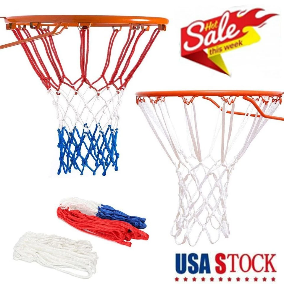 All-Weather Net Spalding Basketball Net Red White Blue NBA HeavyDuty Replacement
