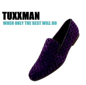 purple prom shoes men