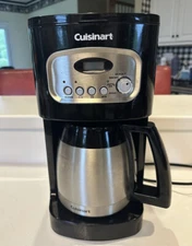 Cuisinart Black & Silver Automatic 10-Cup Coffee Maker Brewer