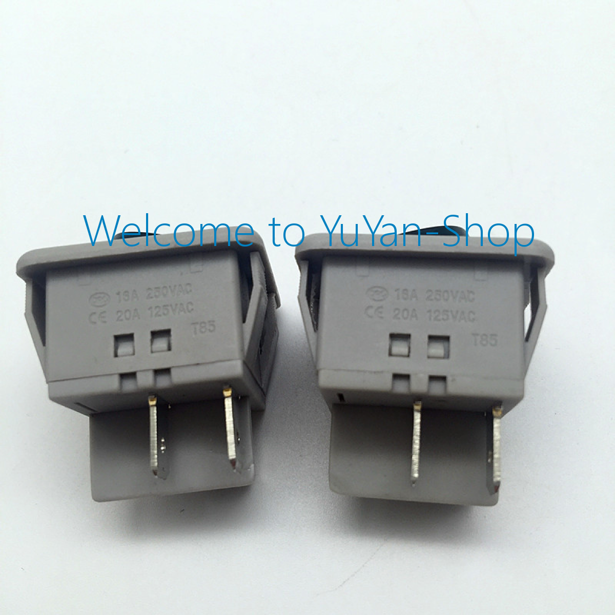Dpst Switch 16a Heschen Rocker Switch ON-OFF DPST 4 Terminals With ...