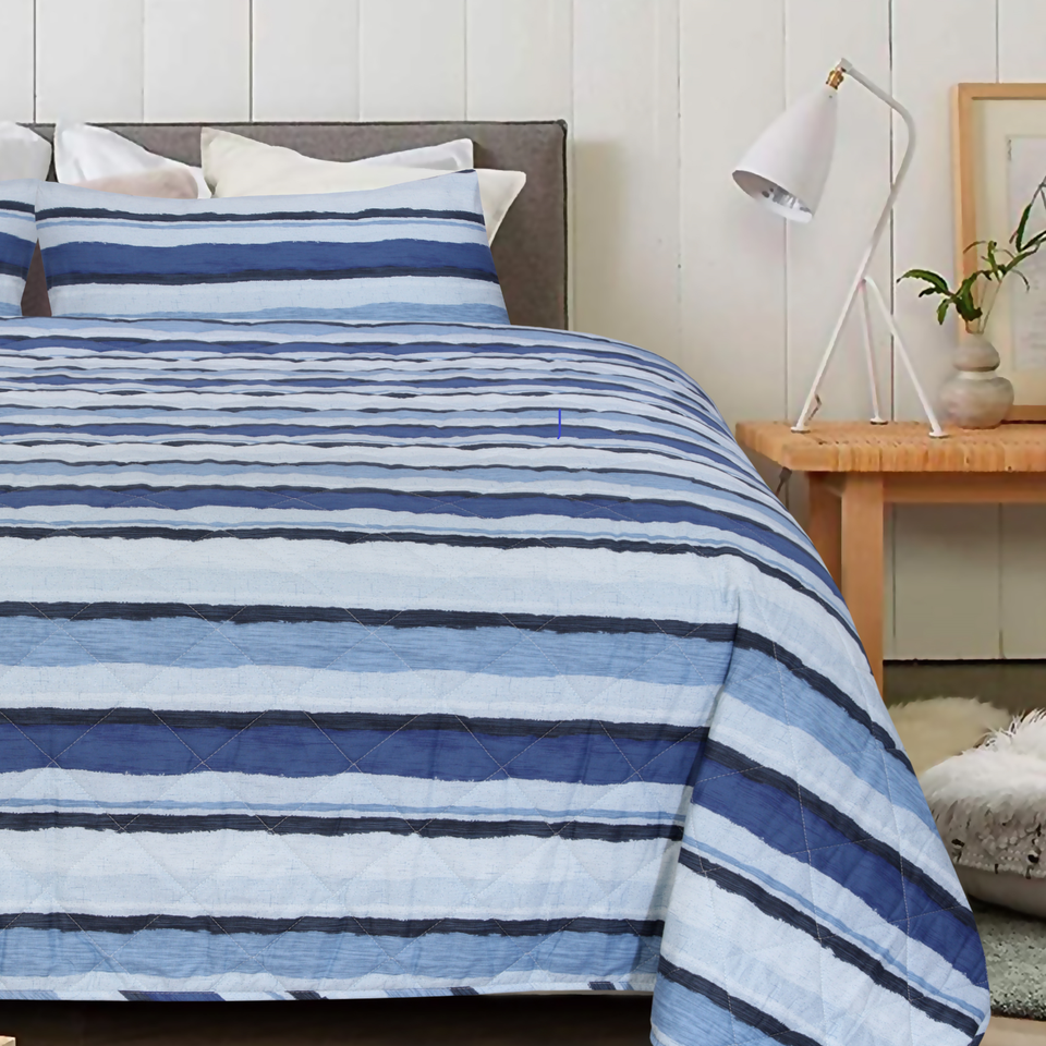 Cotton Coverlet Bedspread Set Quilt King Super King Size Bed Doona