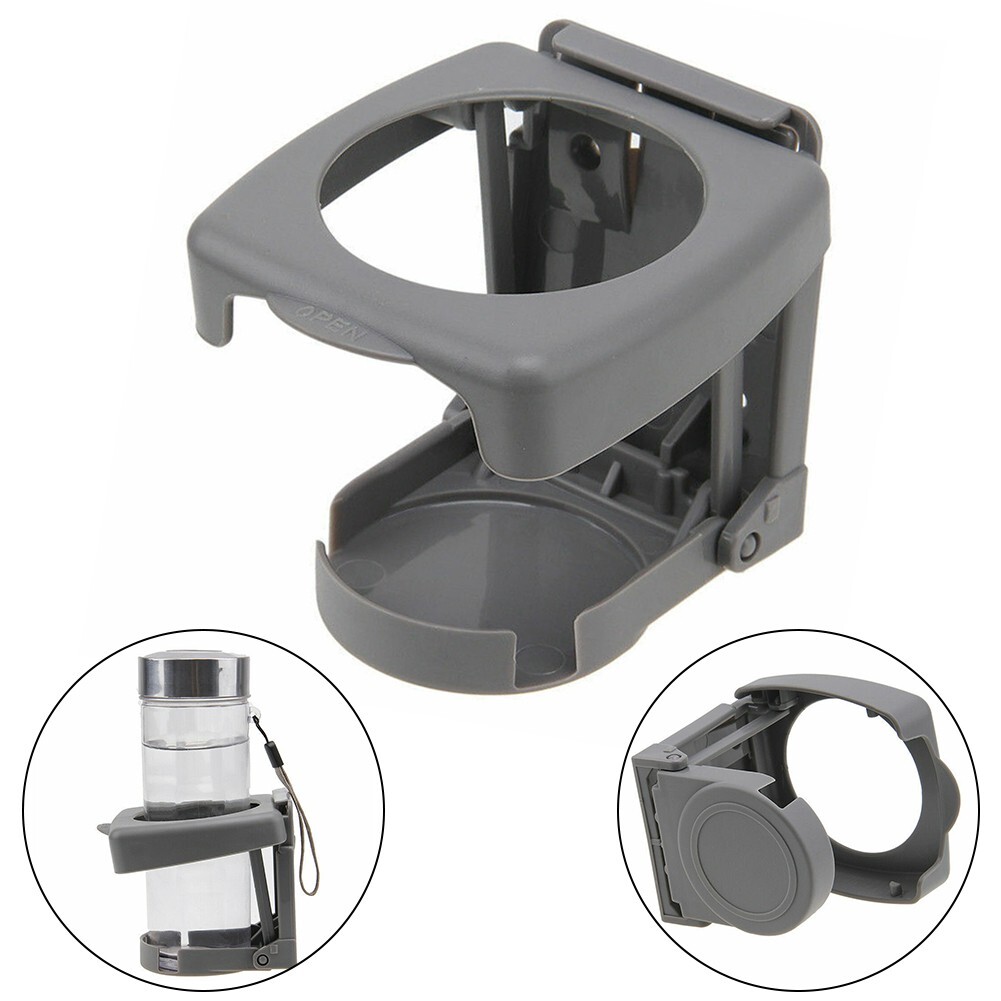 Car SUV VAN Cup Holder Vehicle Folding Drink Bottle Can Stand Mount Accessories