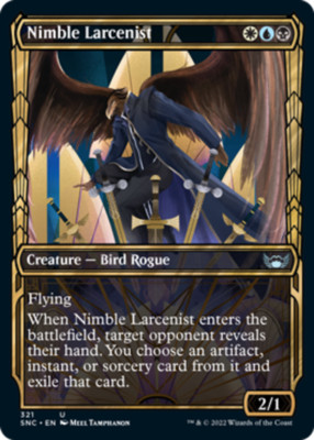 4x Nimble Larcenist - Showcase NM-Mint, English Streets of New Capenna MTG Magic