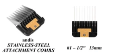 ANDIS 1/2" STAINLESS STEEL COMB CLIPPER BLADE GUIDE Attachment*SMC,MBG,AGC2,AG