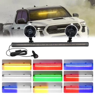 48LED Auto Blitzlicht Frontblitzer Warnleuchte Dash Strobe Notfall Warnung NEU - Bild 1 von 4