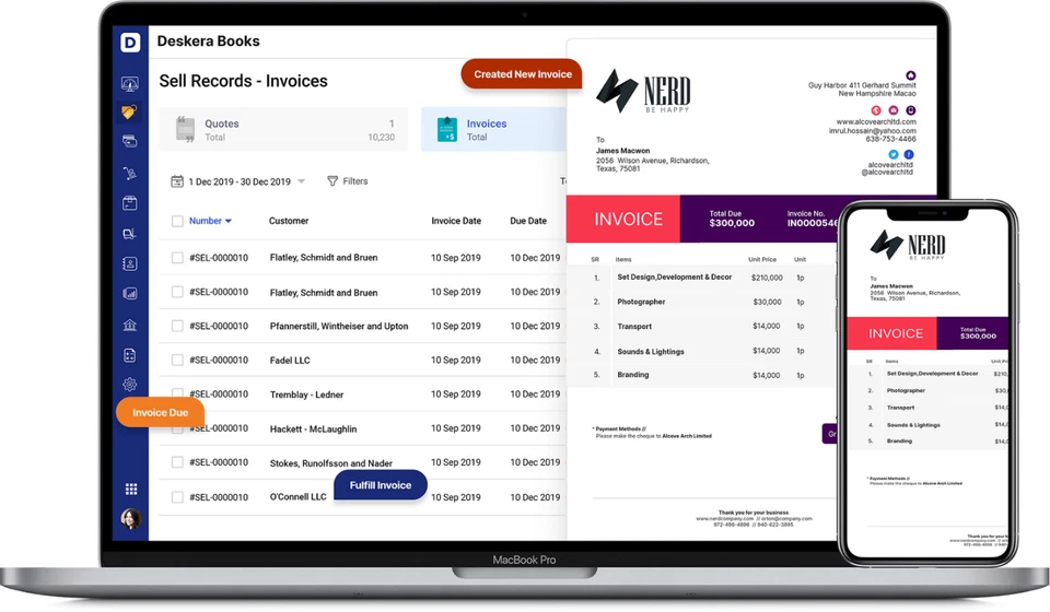 CLOUD BASED INVOICING & ACCOUNTING SOFTWARE, Recuring Invoice, TAX Invoice - Image 3 of 4