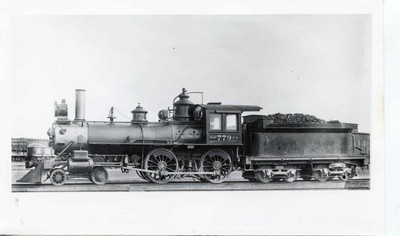7E004 RP 1920/1950s NORTHERN PACIFIC RAILROAD ENGINE #779 BRAINERD MN