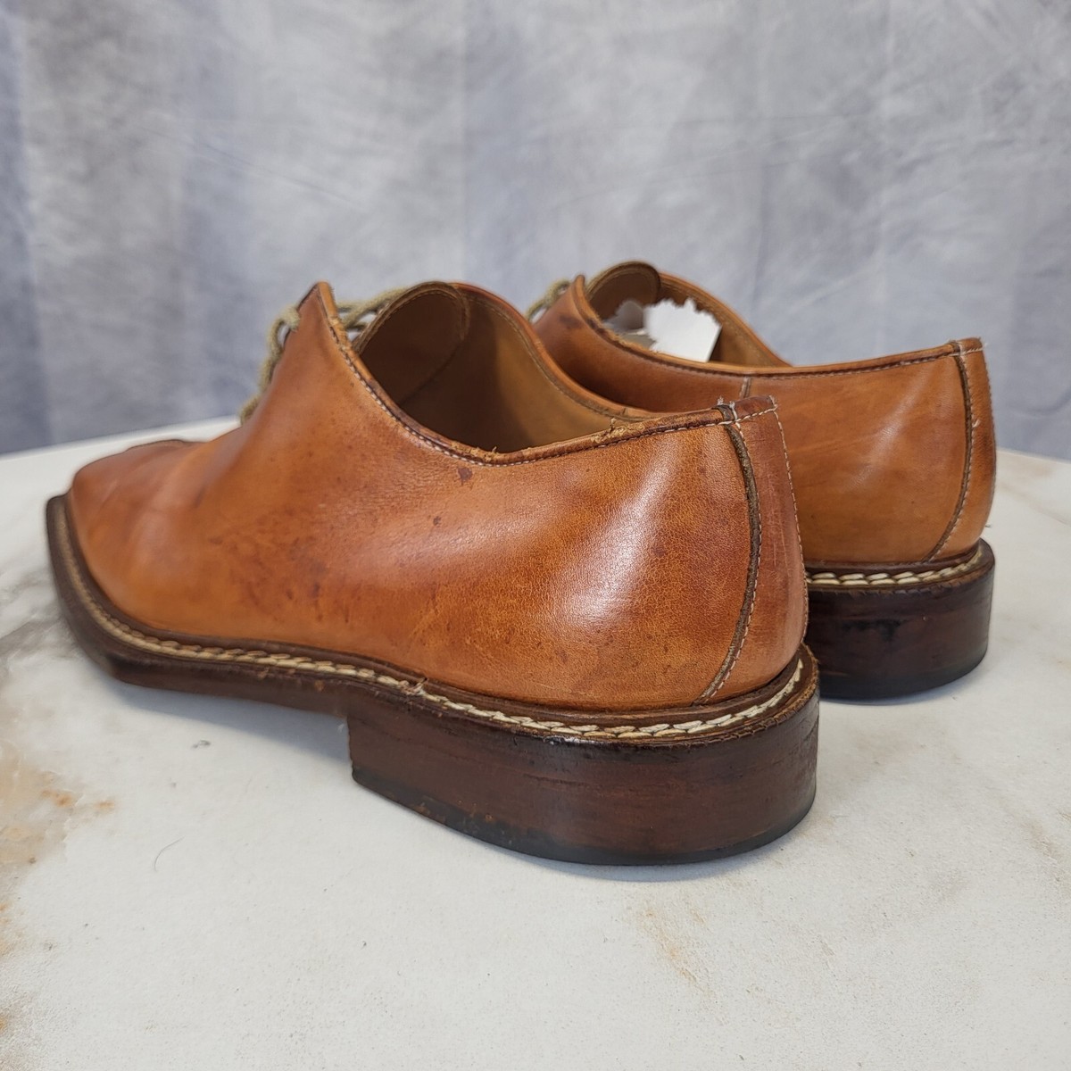 Ciro Schiano Belvedere Italy Wholecut Oxfords Oro Tan Men display picture 3