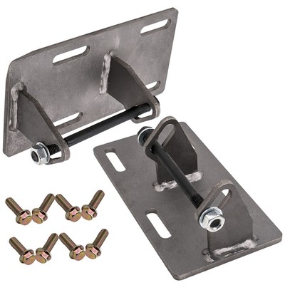 2Pcs Engine Swap Conversion Adapter Plate Engine Mount for Chevy for C10 LS LSX