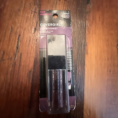 1 Covergirl Exhibitionist Liquid Glitter Eyeshadow - 7 Mirage Purple New SEALED