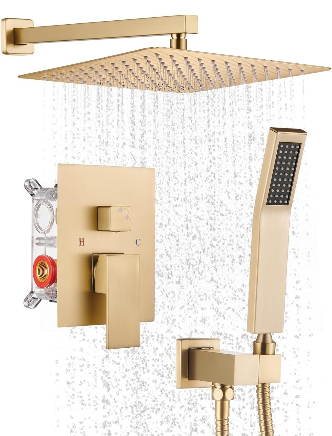 Shower Kit Faucets Sets Complete,Shower System,10 inches Rainfall Shower Head