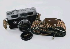 Vintage Tower 18A camera Japan 35mm w/Mamiya Ruby-Sekor 48mm 1.9 Lens Untested