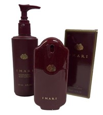 Vtg 1995 AVON IMARI Perfume 1.2 oz/35ml Boxed Body Lotion 6 Oz/177ml Disc New
