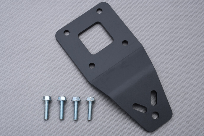 Support feux additionnels Suzuki DR650SE 1997-2010 en acier noir robuste