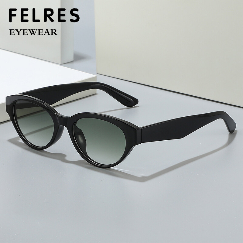 Cat Eye Sunglasses Women Small Frame Outdoor Driving Shade Glasses UV Protection-image