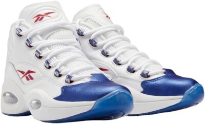 Size 8 - Reebok Question 2022 Mid Blue Toe for sale online  display picture 2