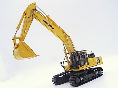 KOMATSU PC450LC ミニチュア重機 1/50 1/50 Scale KOMATSU PC450LC-8 Excavator Metal Tracks Diecast Model