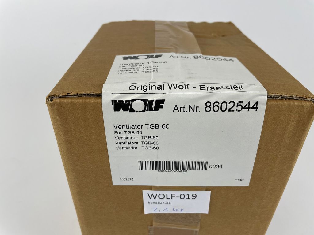 WOLF - 8602544 - Abgasventilator - 2100014 - Original-Ersatzteil  