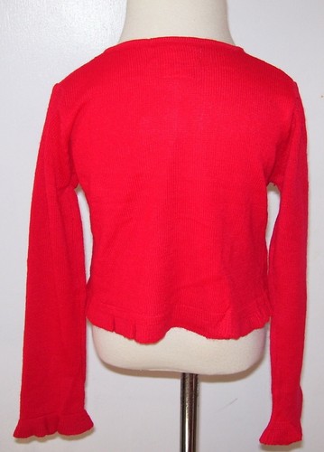Pink Angel Red Shrug Cardigan Sweater Valentine's Day Christmas Sz 4 - Picture 3 of 3