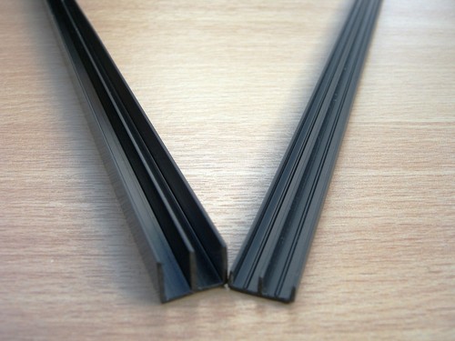 4ft VIVARIUM 4mm GLASS track RUNNERS black top + bottom 120cm long VIV BITS