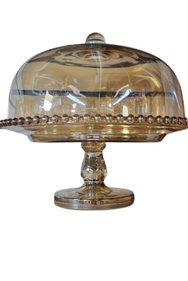Atemberaubender Kuchen Wüste Ständer Vintage Kuppel Abdeckung Nachmittagstee Hochzeit Party Geschenk
