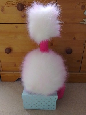 Jellycat. Large Raspberry Ripple Pompom. Bird. Retired. Brand New