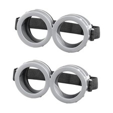 2 Pack Halloween Goggles for Adult Kids, Round Goggles Glasses Costume