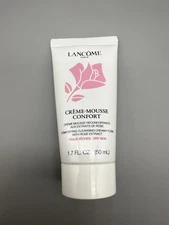 Lancome Creme Mousse Confort Comforting Cleansing Foam 1.7 oz Travel Size Rose