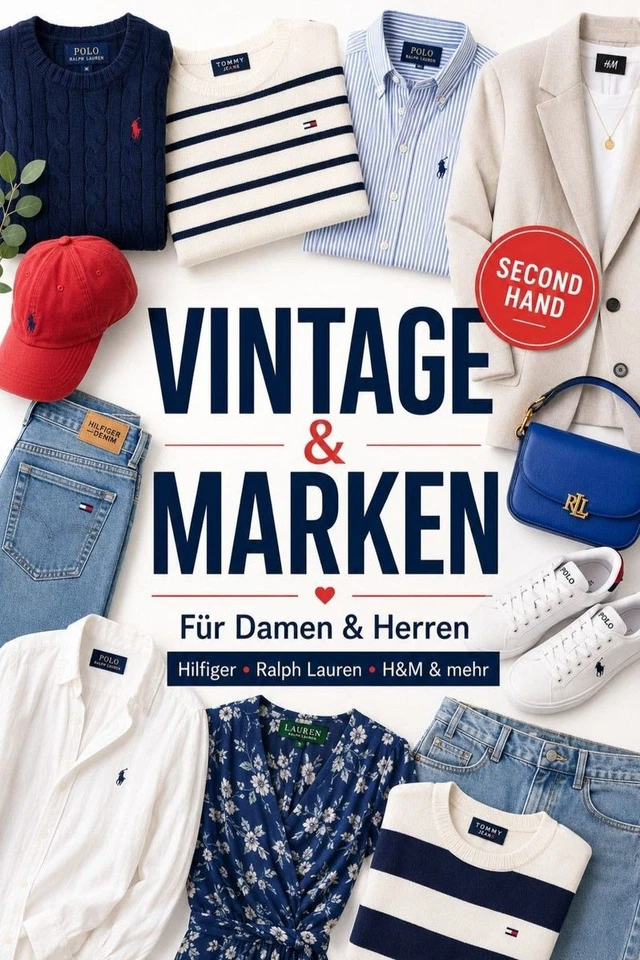 Vintage & Marken – Damen & Herren | Hilfiger, Ralph Lauren & mehr