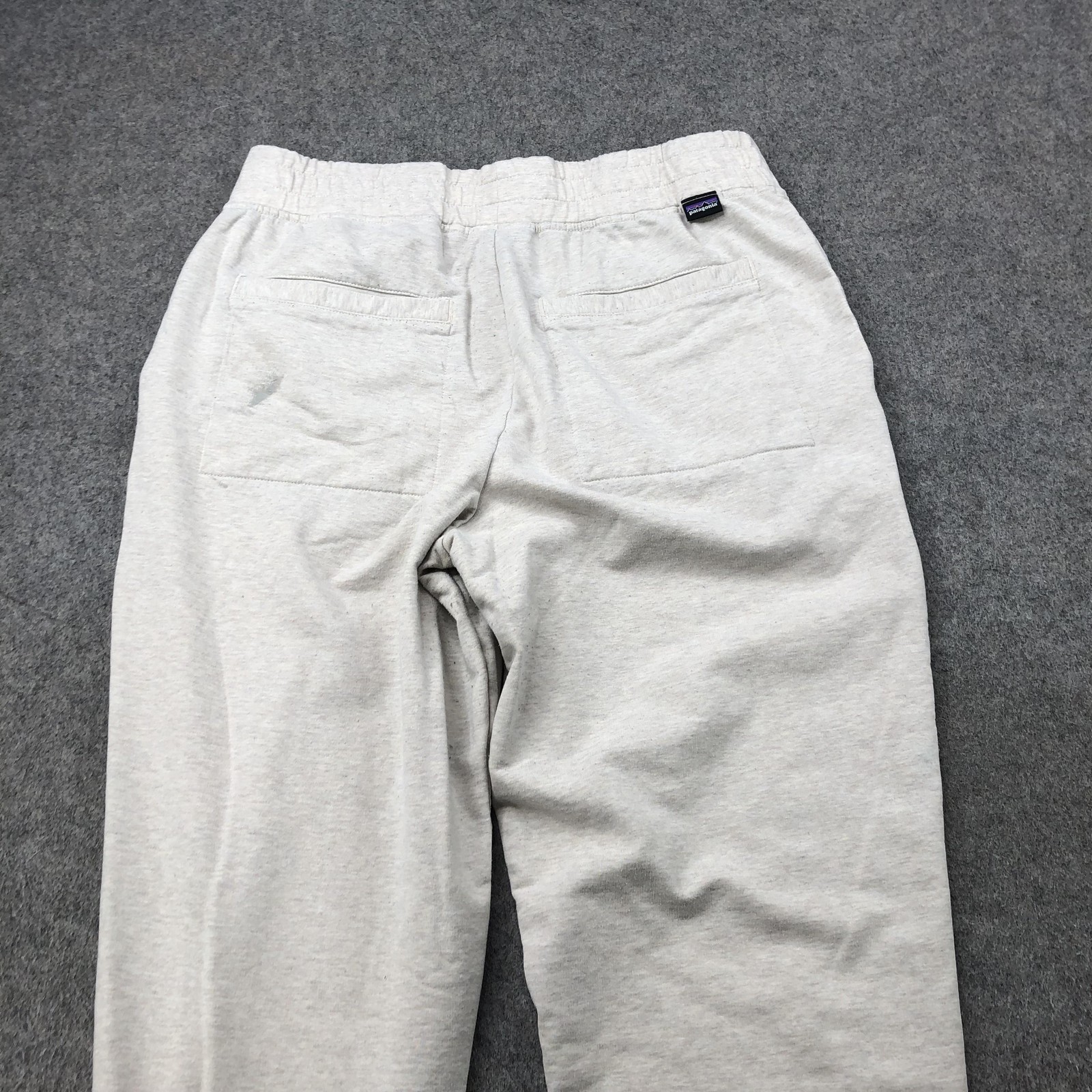 Patagonia Sweatpants Womens Medium Gray Organic Cotton Jogger Elastic Cuffed thumbnail 6