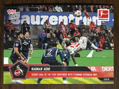 Image via eBay listing Ragnar Ache - 2025-26 Bundesliga Topps NOW® - Card 129 - PR: 704