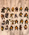 Vintage TMNT  Teenage Mutant Ninja Turtles Action Figure Lot (24) 1988 and more