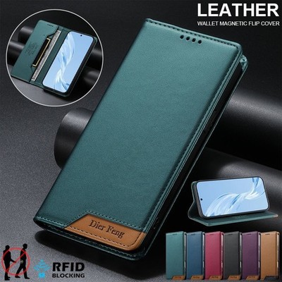 FMagnetic Leather Wallet Cover Case For Xiaomi 17 15 14T 15T Redmi Note 15 14 13