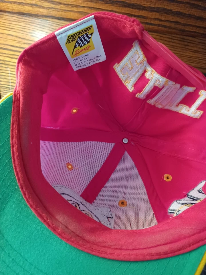 Vintage Bill Elliott #94 McDonalds Racing Team Snapback Hat Cap Men NASCAR Red - Image 4 of 4