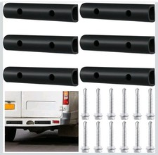 6pcs 10 Universal Rubber Car Bumper Guard Protector Strips Anti Scratch Pads