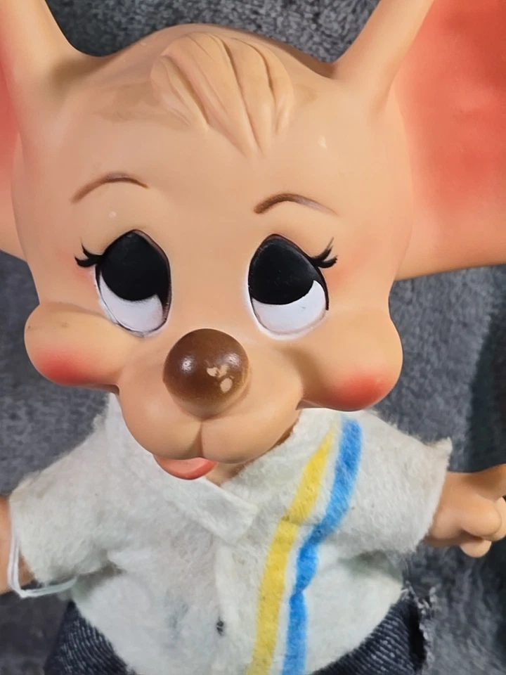 Vintage Huron Hard Plastic Mouse Bank 10" Tall - Image 2 of 4