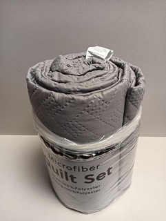 Bedsure Tagesdecke 250 × 280 cm – Grau für Betten 135–150 cm