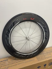New Zipp 808 Firecrest Tubular front wheel w/ new 22mm Competition glued on!