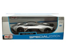 Modellino auto pressofuso Maisto 1:18 Aston Martin Valkyrie argento/nero opaco 31465 