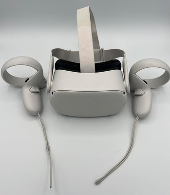 Quest 2 Advanced All-In-One Virtual Reality Gmaing VR Headset 128GB Set, White