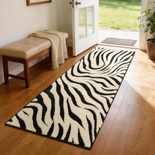 Yihouse Zebra Hallway Runner Rugs 26 Modern Washable Non Slip Kitchen Rug Yihouse Zebra Hallway Runner Rugs 26 Modern Washable Non Slip Kitchen Rug