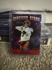 2025 Panini Certified Joe Burrow #CST-JBW Certified Stars Mirror Red /99 Bengals