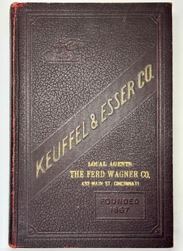 1936 Keuffel & Esser K&E 38th Edition Drawing Surveying Instruments Catalog