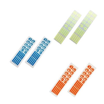 Car Window Switch Stickers Set with Night Glow Effect