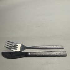 Vintage United Airlines Set Fork Knife Stainless Flatware