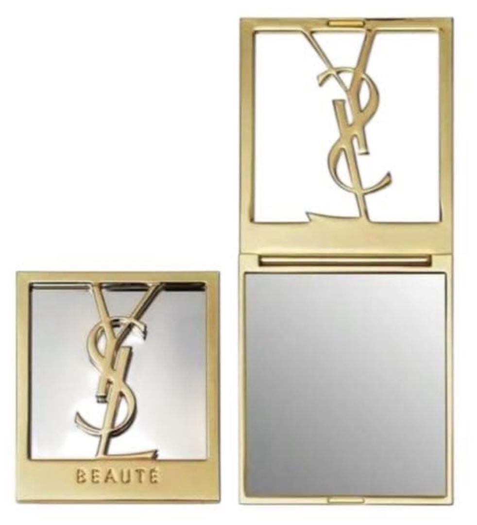 Yves Saint Laurent Compact Mirror YSL Beauty W60×H70×D6mm | eBay