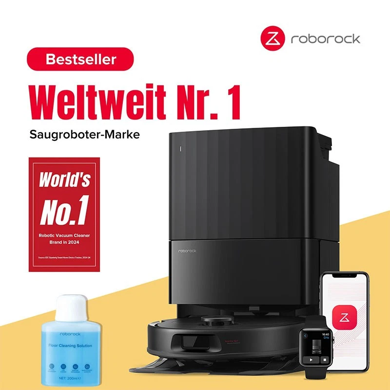 roborock QV 35A Saugroboter mit Wischfunktion(Verbessert von Qrevo/Qrevo S),8kPa