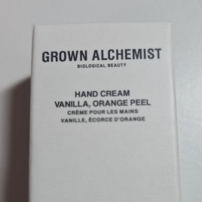 Grown Alchemist Hand Cream Vanilla Orange Peel Vegan Organic 20 mL